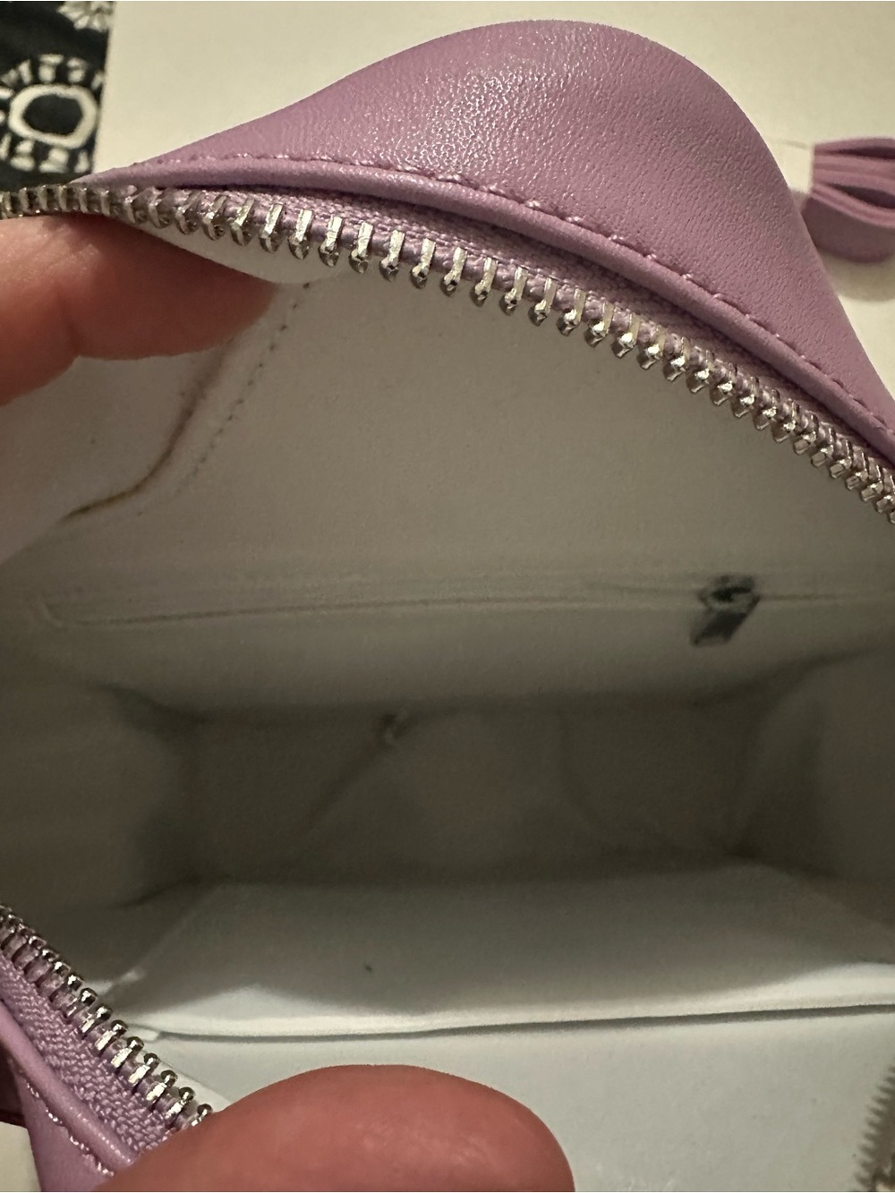 Carmico Lavender & White Moon & Stars Convertible Bag Matching Mini Moon Wallet - Picture 11 of 16